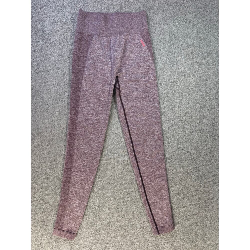 Gymshark Leggings Tight Small Heathered Purple Workout Running Active Athleisure